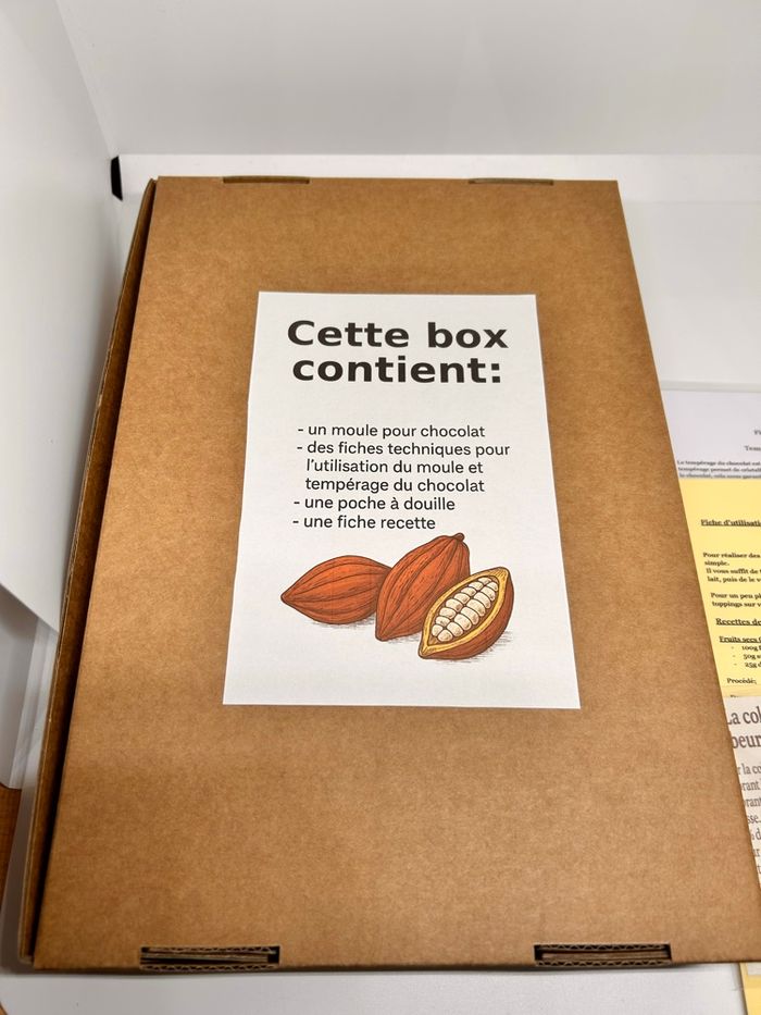 Box pour faire ses chocolats de Noël - photo numéro 2