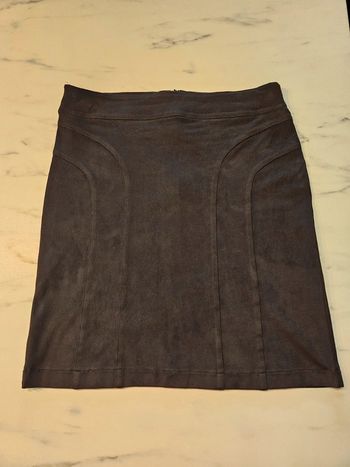 Mer & Sud jupe aspect daim noir taille 4