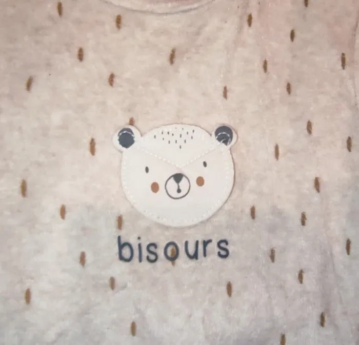 Lot de 4 pyjamas velours en excellent état - garçon - 9 mois - photo numéro 13