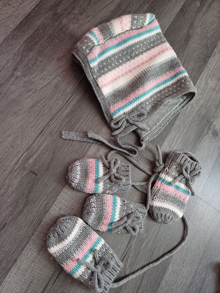 Ensemble bonnet+ gants