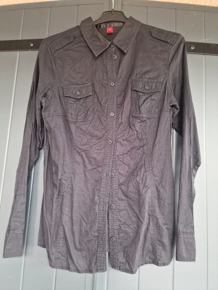 Chemise noir cintrée edc - photo numéro 2