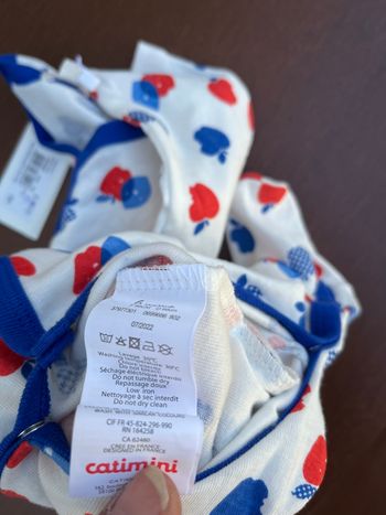 Pyjama bébé Catimini 6 mois – neuf avec étiquette 
