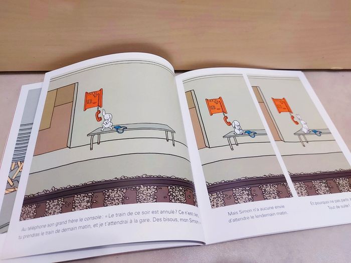 🌺 Livre (école des loisirs) : Simon sur les rails - photo numéro 3