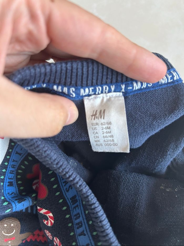 Pull de Noël 3/6 mois H&M - photo numéro 3