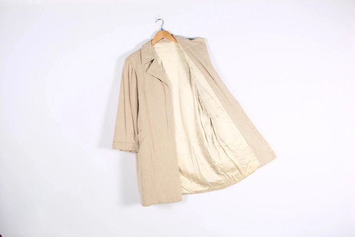 Manteau vintage 70's F.Radek en mélange laine et cachemire (#240052)