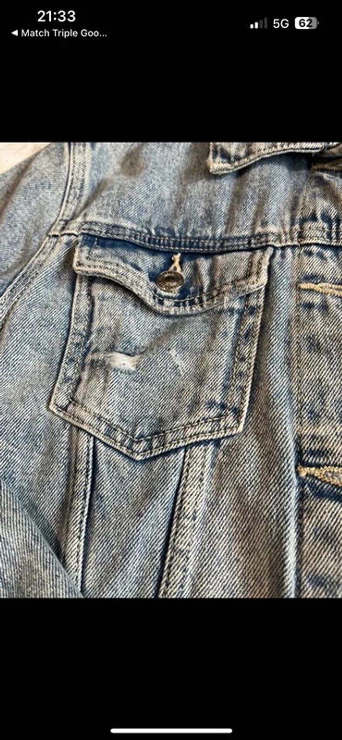 Veste en jean fille 10/12 ans - photo numéro 5