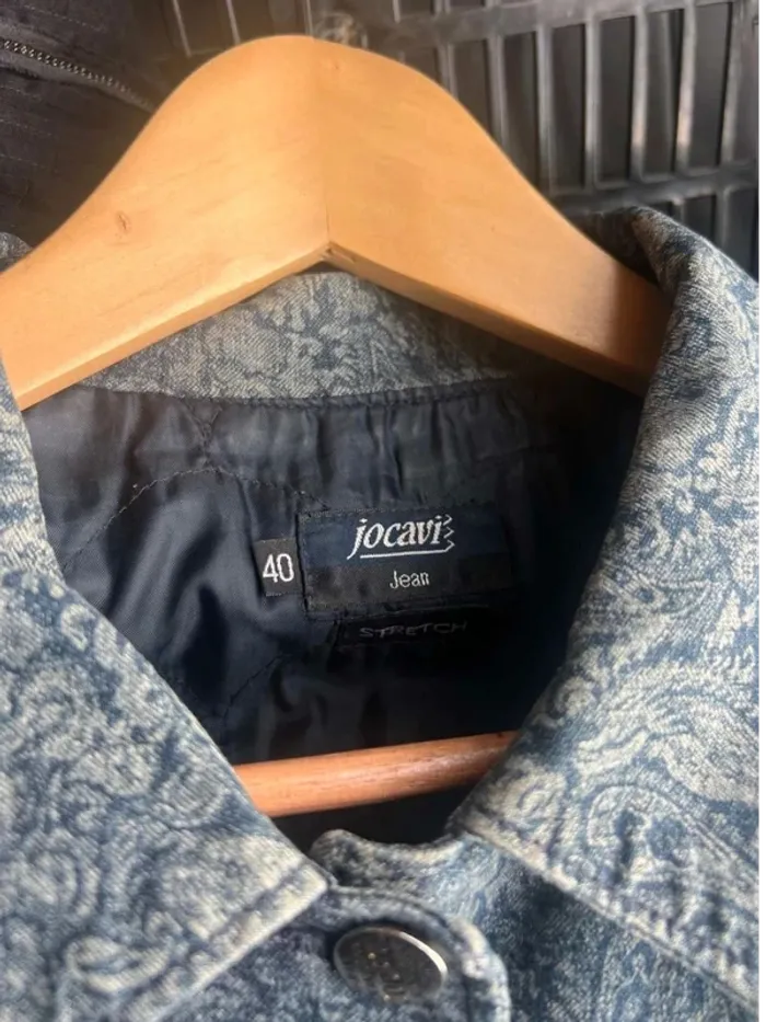 🩵  Superbe  veste vintage tendance rare en  coton  (doublée)  parfaite  printemps  - taille 40 - photo numéro 4