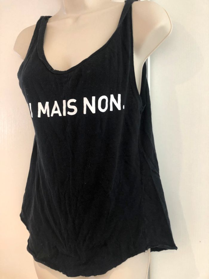 T-shirt noir et blanc World Wide oui mais non - photo numéro 6