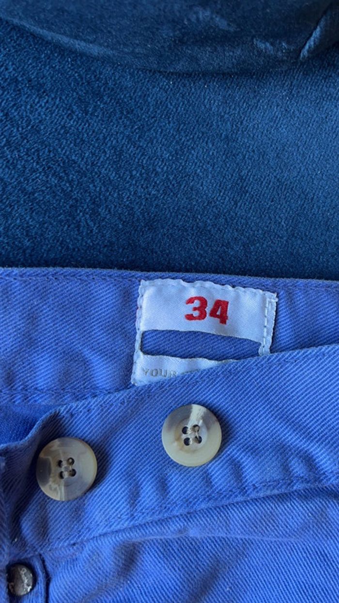 Jean mauve zara 34 - photo numéro 2