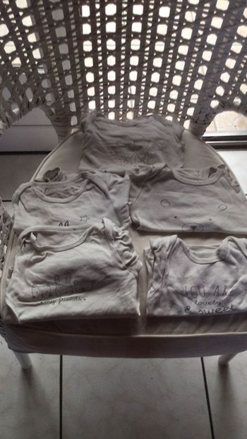 Lot de 5 bodies manches longues