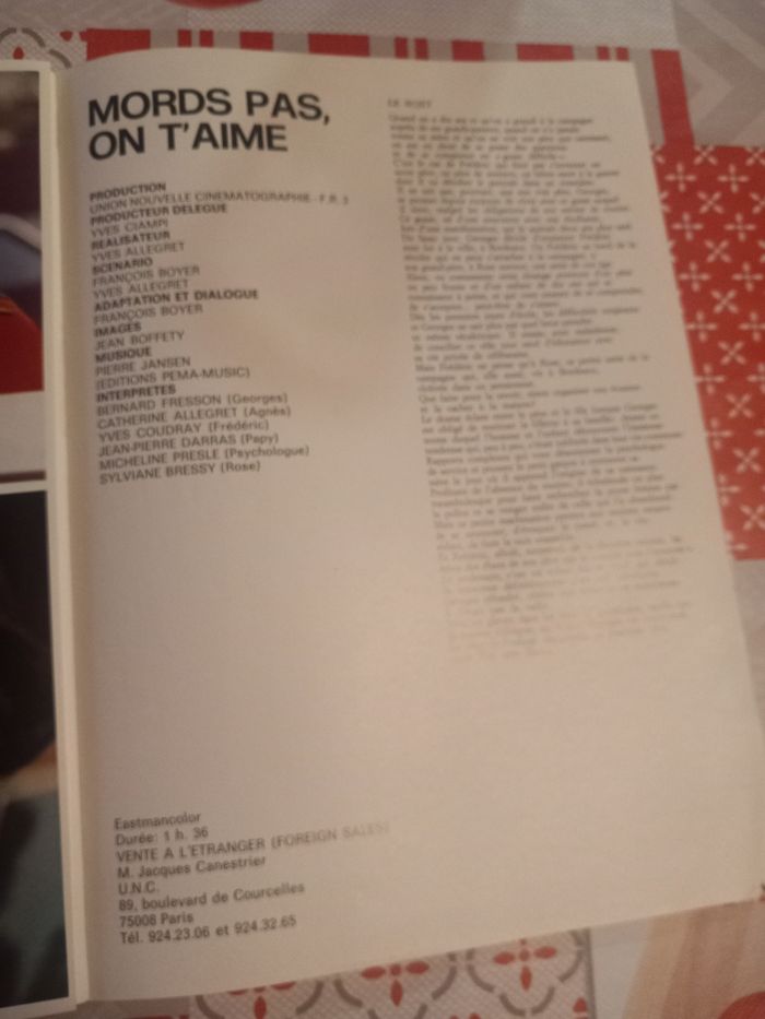 Affiche et synopsis du film : Mords pas, on t'aime - photo numéro 3