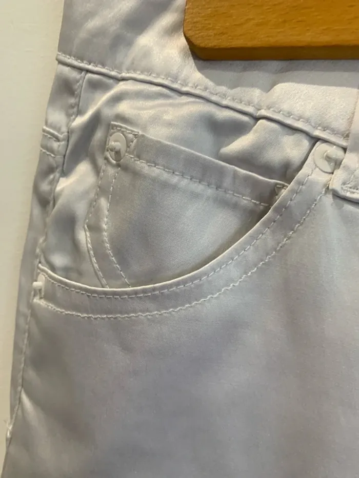 Pantalon droit blanc - photo numéro 4