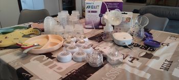 Gros lot allaitement Philips Avent Natural  : tire-lait bib...