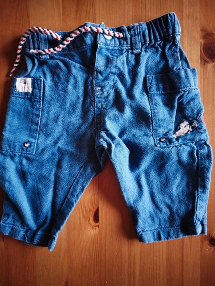 Pantalon thème mer taille 3 mois