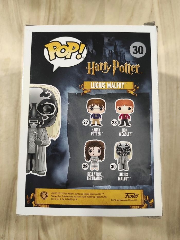 Figurine Funko pop Lucius Malfoy 30 ( Harry Potter ) - photo numéro 2