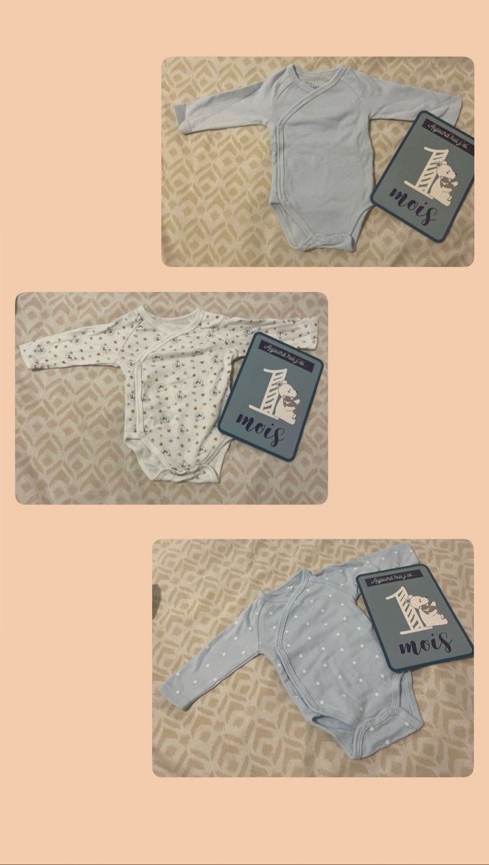 Lot de body 1 mois - photo numéro 5