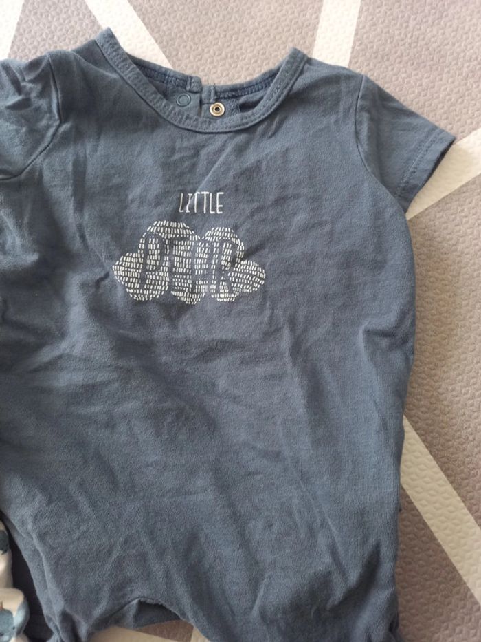 Lot de grenouillère vert baudet - photo numéro 2