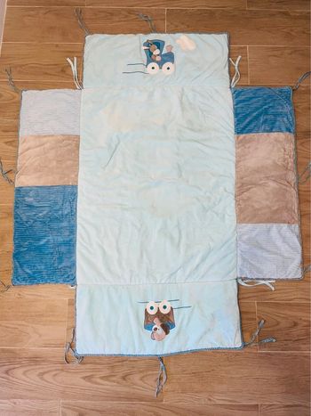 Tour de parc (cube de parc) Nattou 75x95 velour