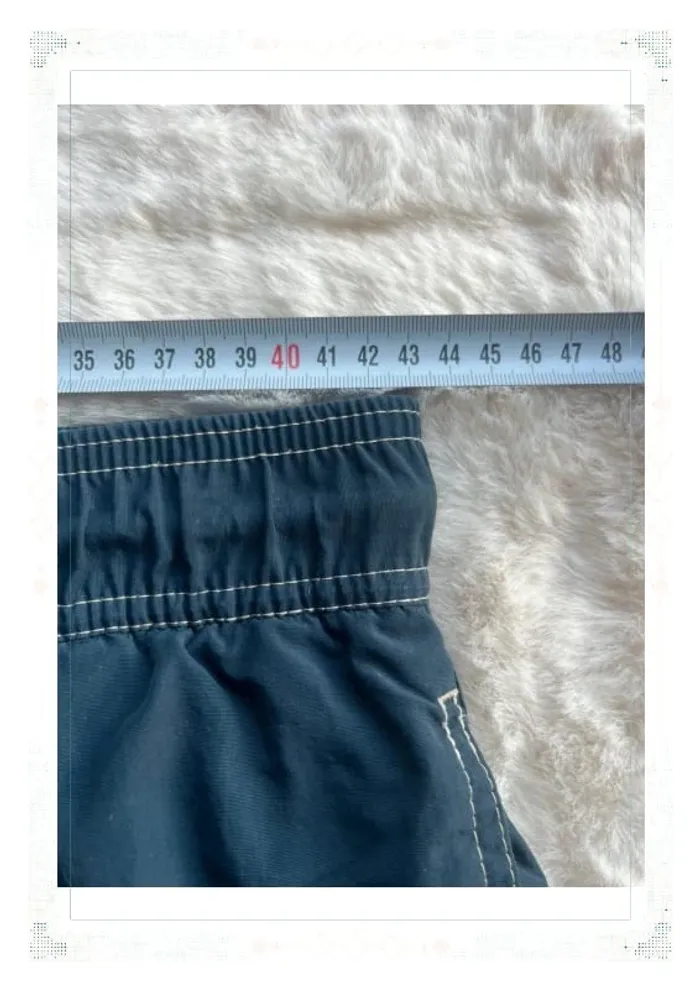 Short de bain Ralph Lauren vintage – Bleu marine – Taille XL – Classe à l’ancienne - photo numéro 9