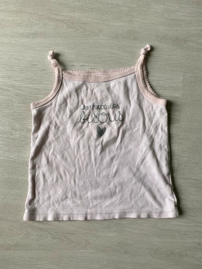 Maillot de corps bisous