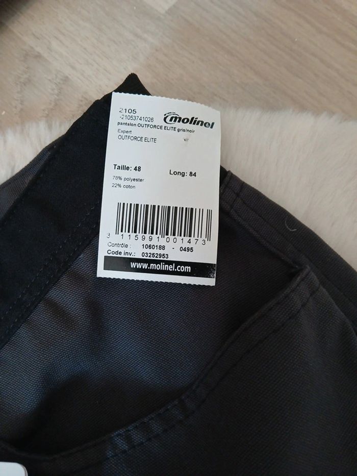 Pantalon de travail professionnelle homme taille 48 - photo numéro 3