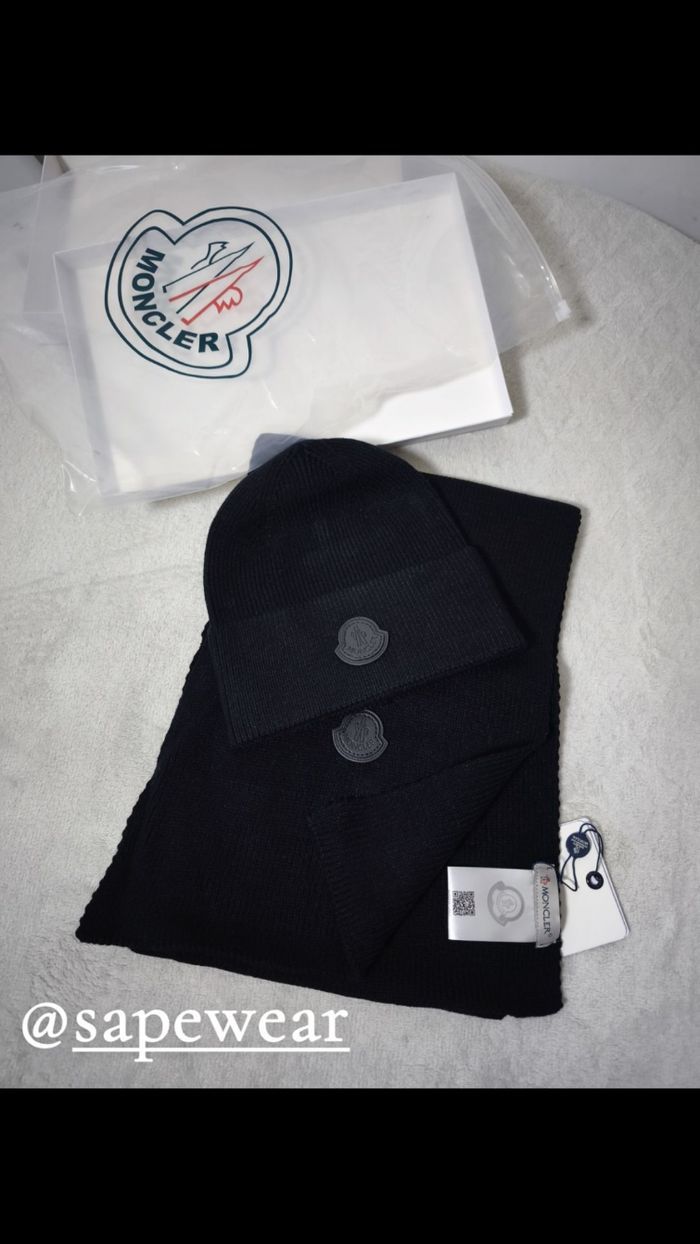Bonnet écharpe moncler