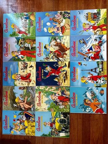 Lot de 14 livres anciens Caroline bd album Pierre Probst Hachette Jeunesse