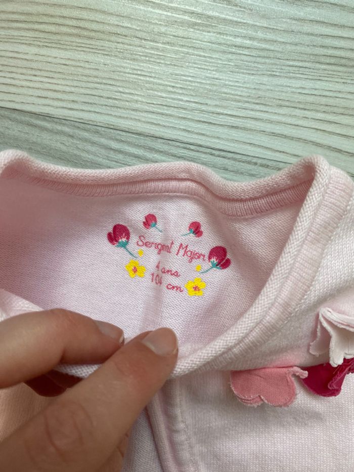 Boléro / gilet sergent major 4 ans - photo numéro 4