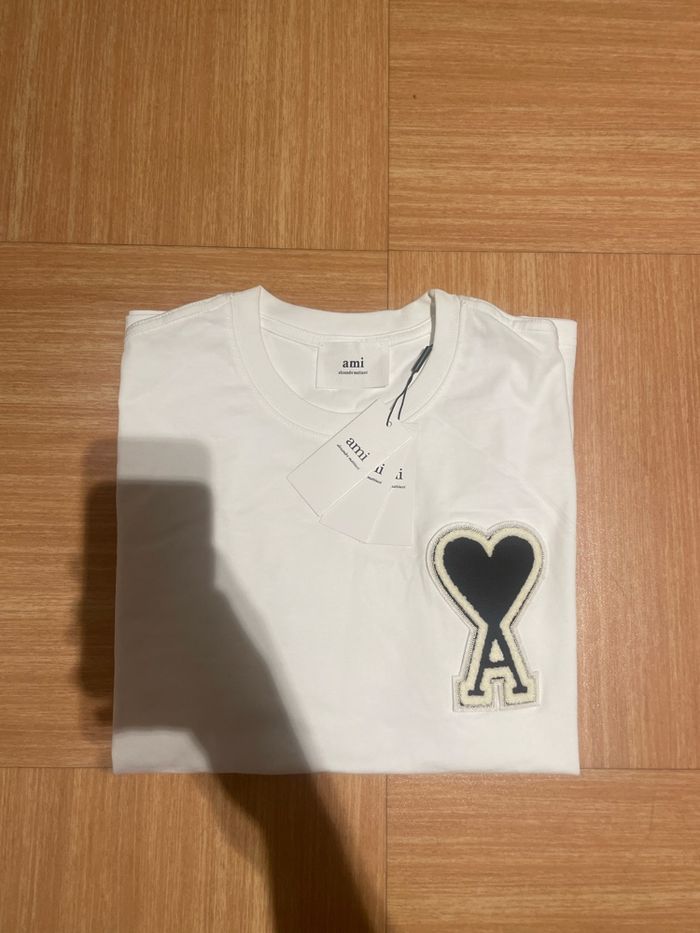 T-shirt Ami Paris blanc – taille M - photo numéro 7