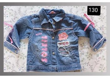 veste en jean bleu fille "soleil" Tom et Kiddy 18 mois