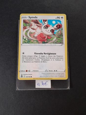 Carte Pokémon Spinda 141/195