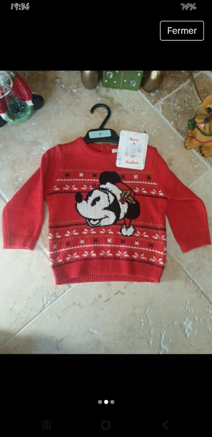 pull minnie disney 9 mois 71 cm - photo numéro 2