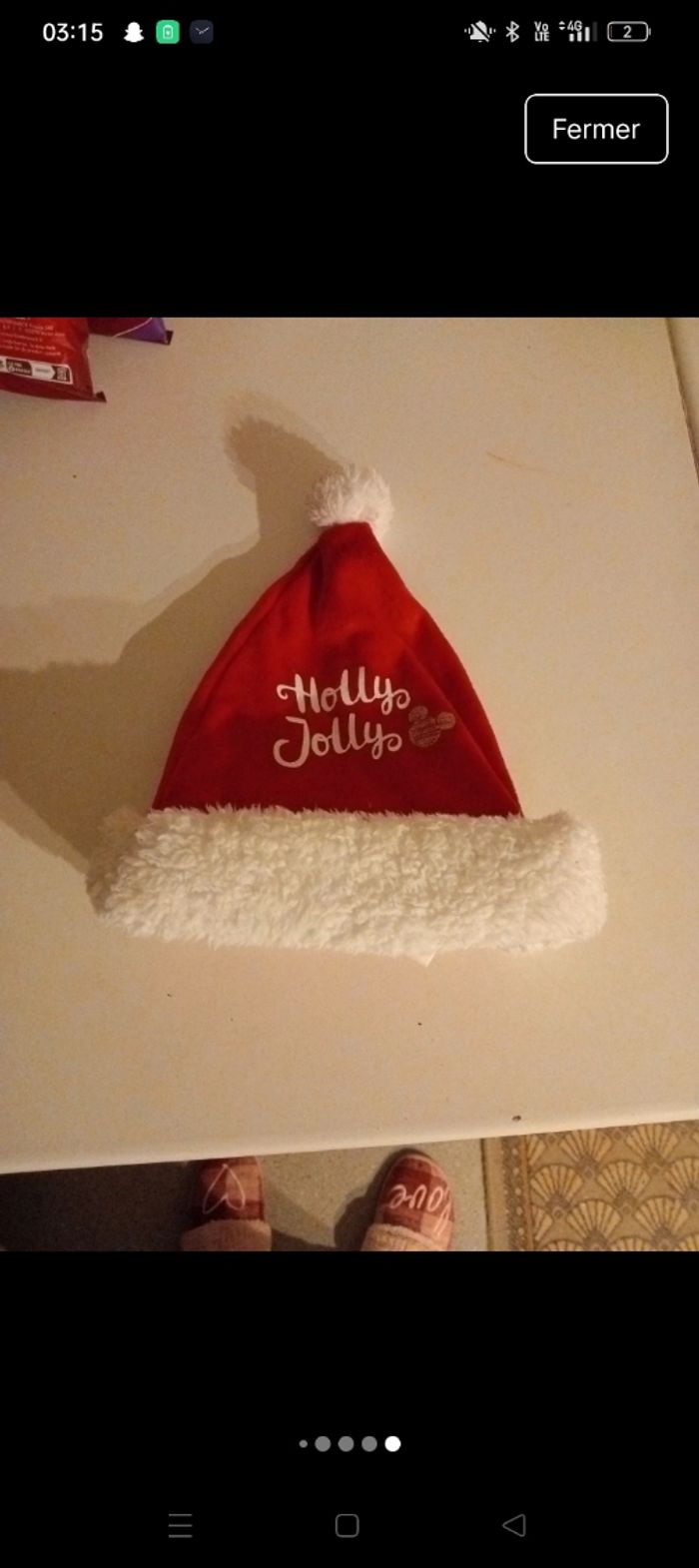 Pyjama Mickey noel 3 pieces - photo numéro 4