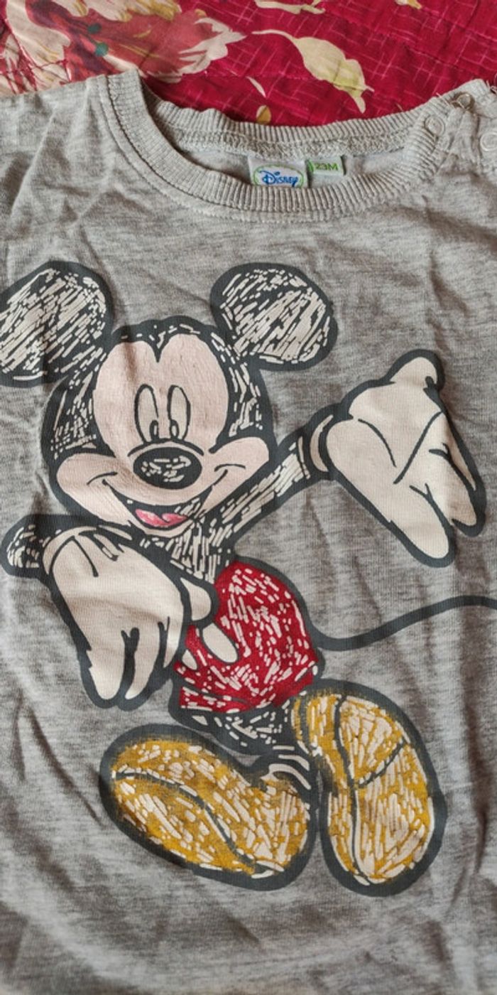 Tee shirt 2 ans Mickey - photo numéro 2