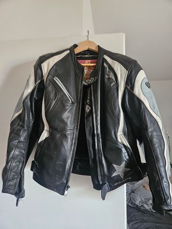 Blouson moto cuir