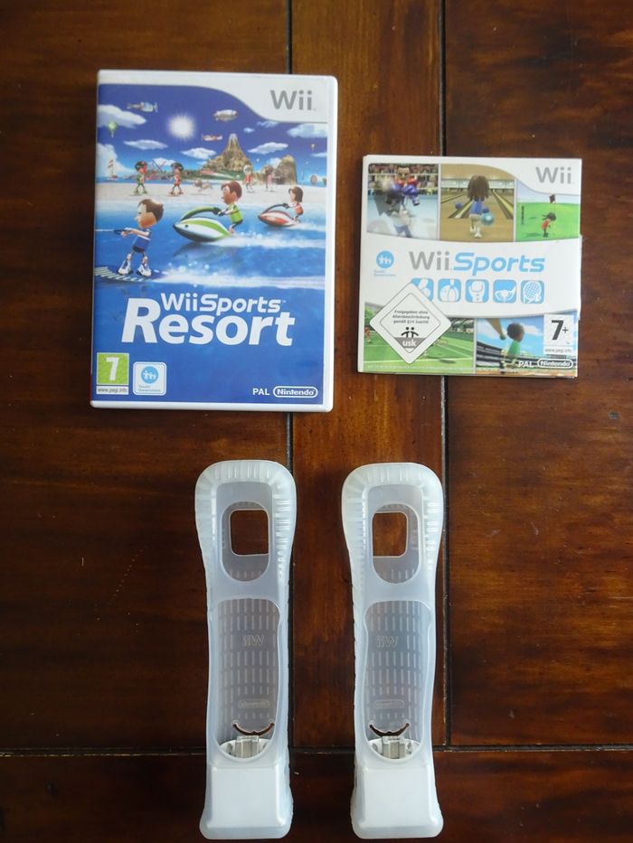 Wii sport + wii sport resort + 2 motions plus