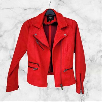 Veste effet suédine