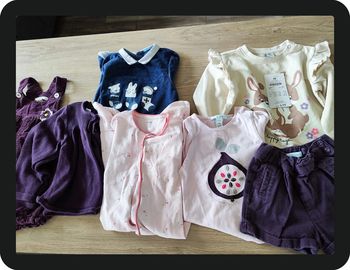 Lot de 7 vetement fille 18 mois