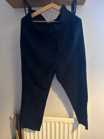 Pantalon en lin, taille haute H&M, taille 40