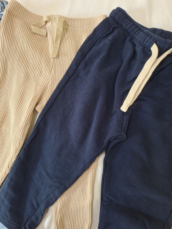 Lot de 3 bas (1 jean, 1 legging + 1 jogging), 18 mois - photo numéro 3