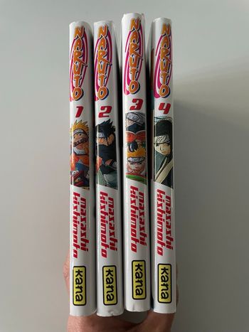 Naruto (lot de 4 livres 