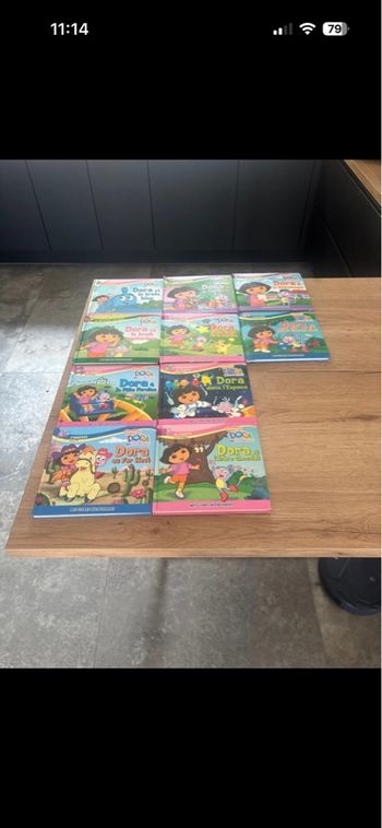 # lot 10 livres dora l’exploratrice 
