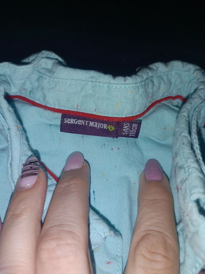 Chemise manches courtes Sergent major 5 ans - photo numéro 3