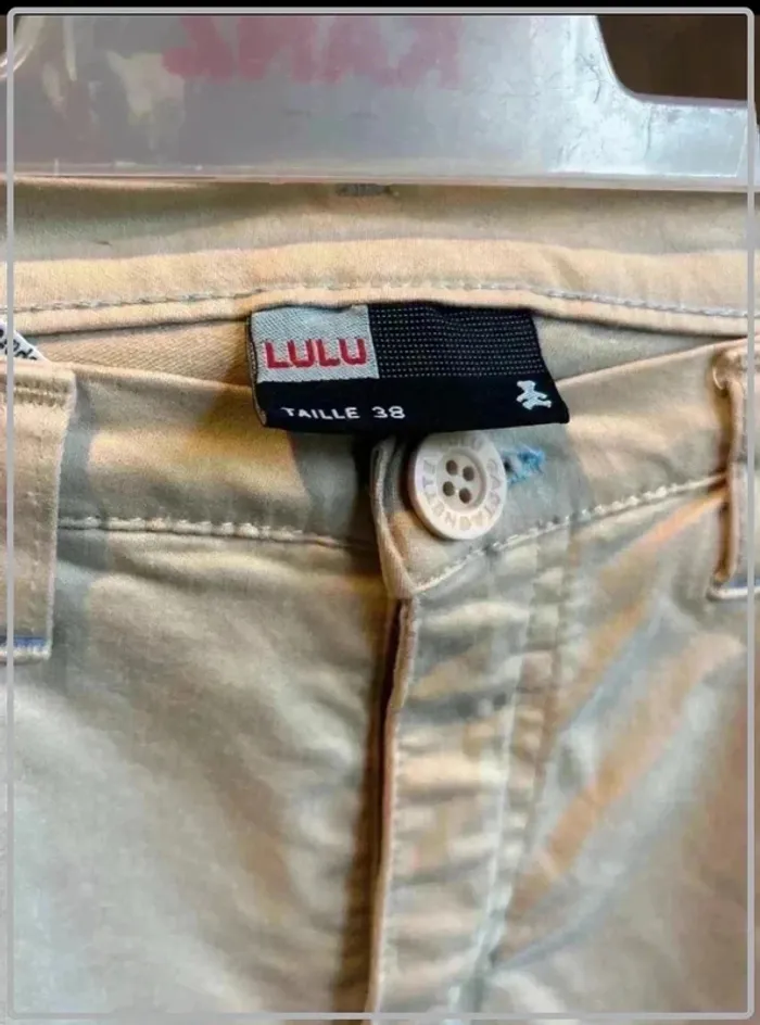 Pantacourt taille 38 marque lulu castagnette - photo numéro 6