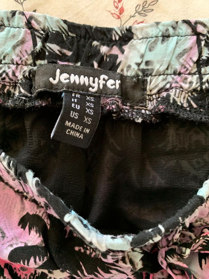 Short noir et rose à motifs palmier Jennyfer - photo numéro 4