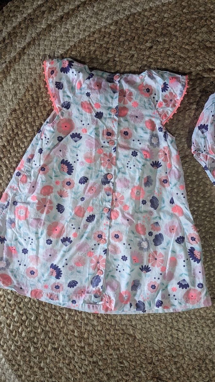 Jolie robe liberty + bloomer assorti - 24 mois - photo numéro 6
