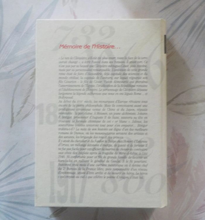 Mémoire de l'Histoire Cléopâtre L'Alchimiste de Meissen Honoré d'Estienne d'Orves - photo numéro 2