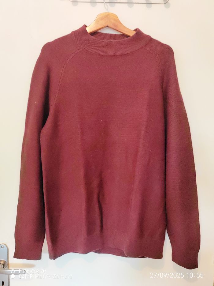 Pull bordeaux - photo numéro 7