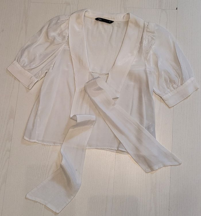 Blouse blanche Zara - photo numéro 3