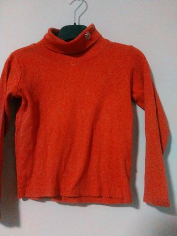 Sous pull orange/rouge